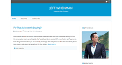 Desktop Screenshot of jeffwhenman.com